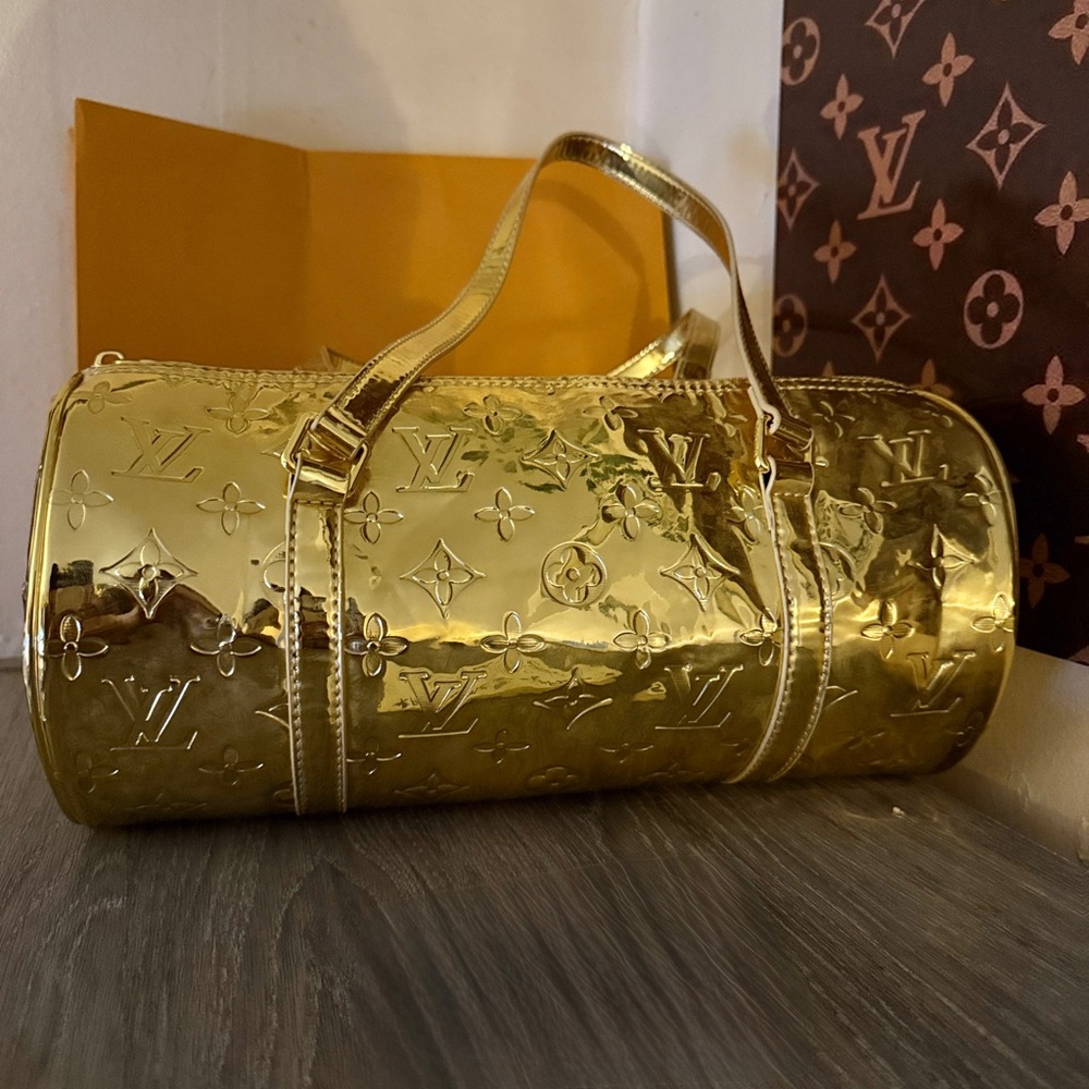 Louis Vuitton Metallic Gold Barrel Bag